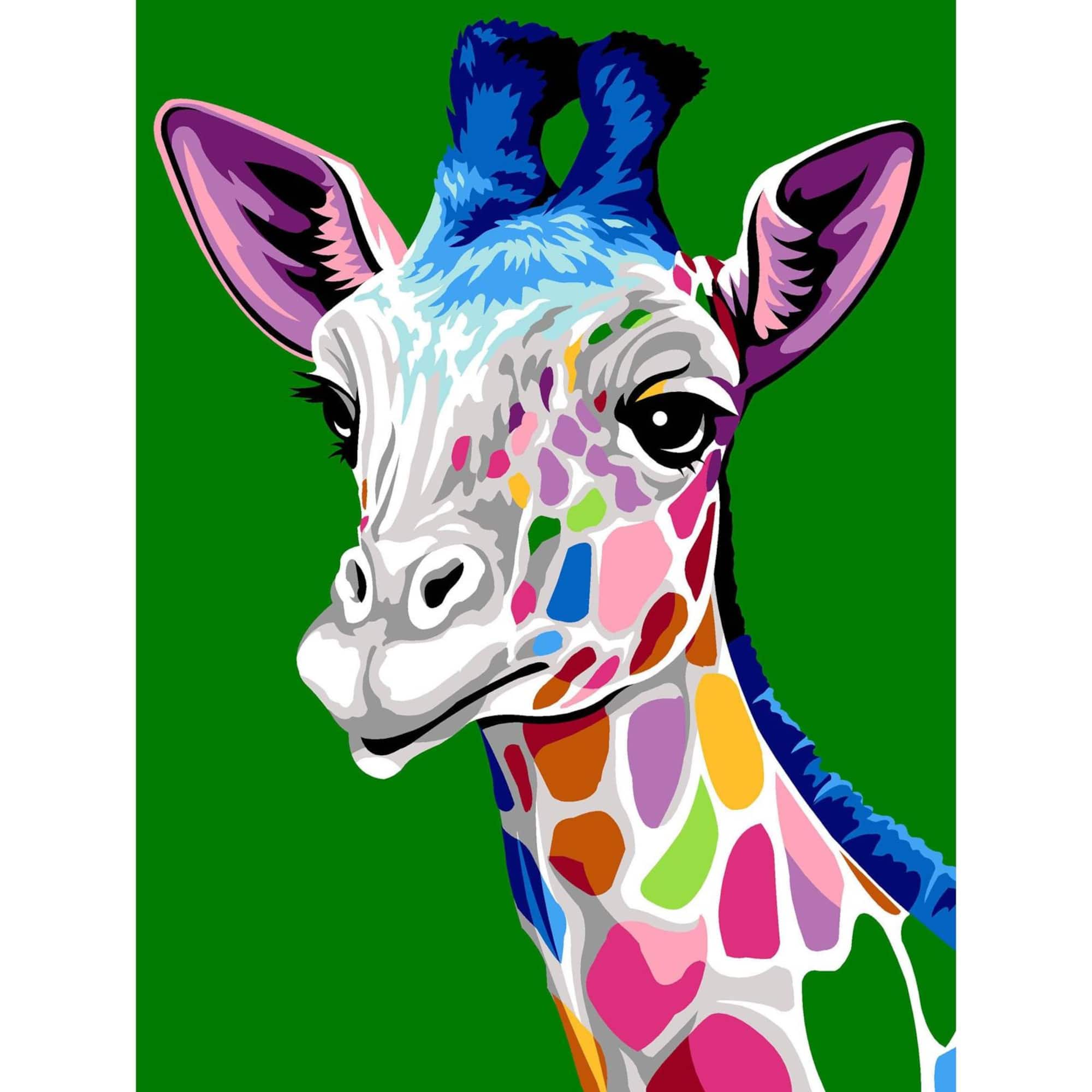 Gobelin The Spots of the Giraffe Printed Tapestry Needlepoint Canvas